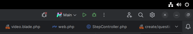 in phpstorm the window action buttons are on the right and in reverse order.